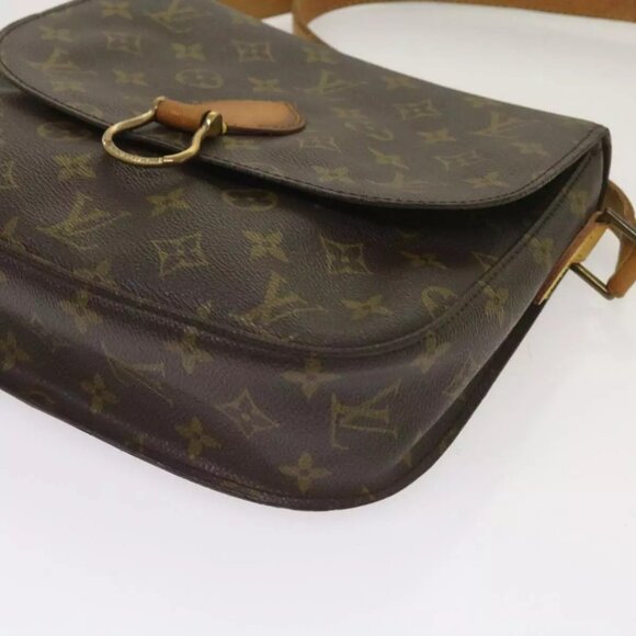 AUTHENTICITY GUARANTEED LOUIS VUITTON Monogram Saint Cloud GM Shoulder Bag - Picture 5 of 16